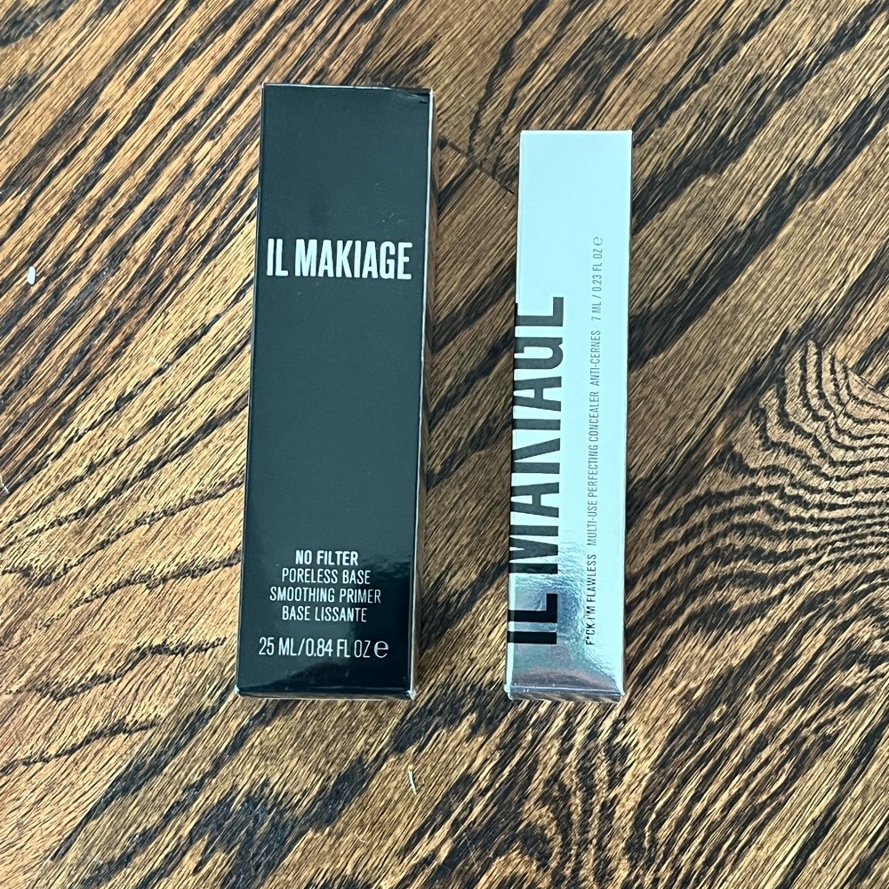 Il Makiage primer & concealer.Never used.Opened box forfirst time to take video.